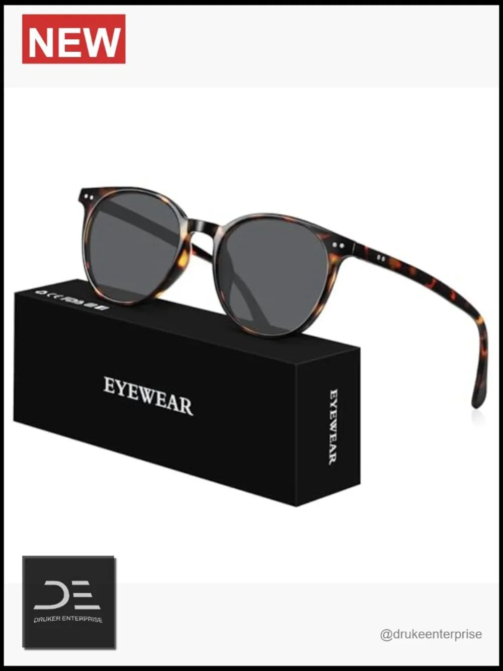 Polarized Retro Round Sunglasses UV Protection Small Frame